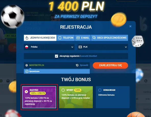 MostBet Plinko zdobyć bonusy